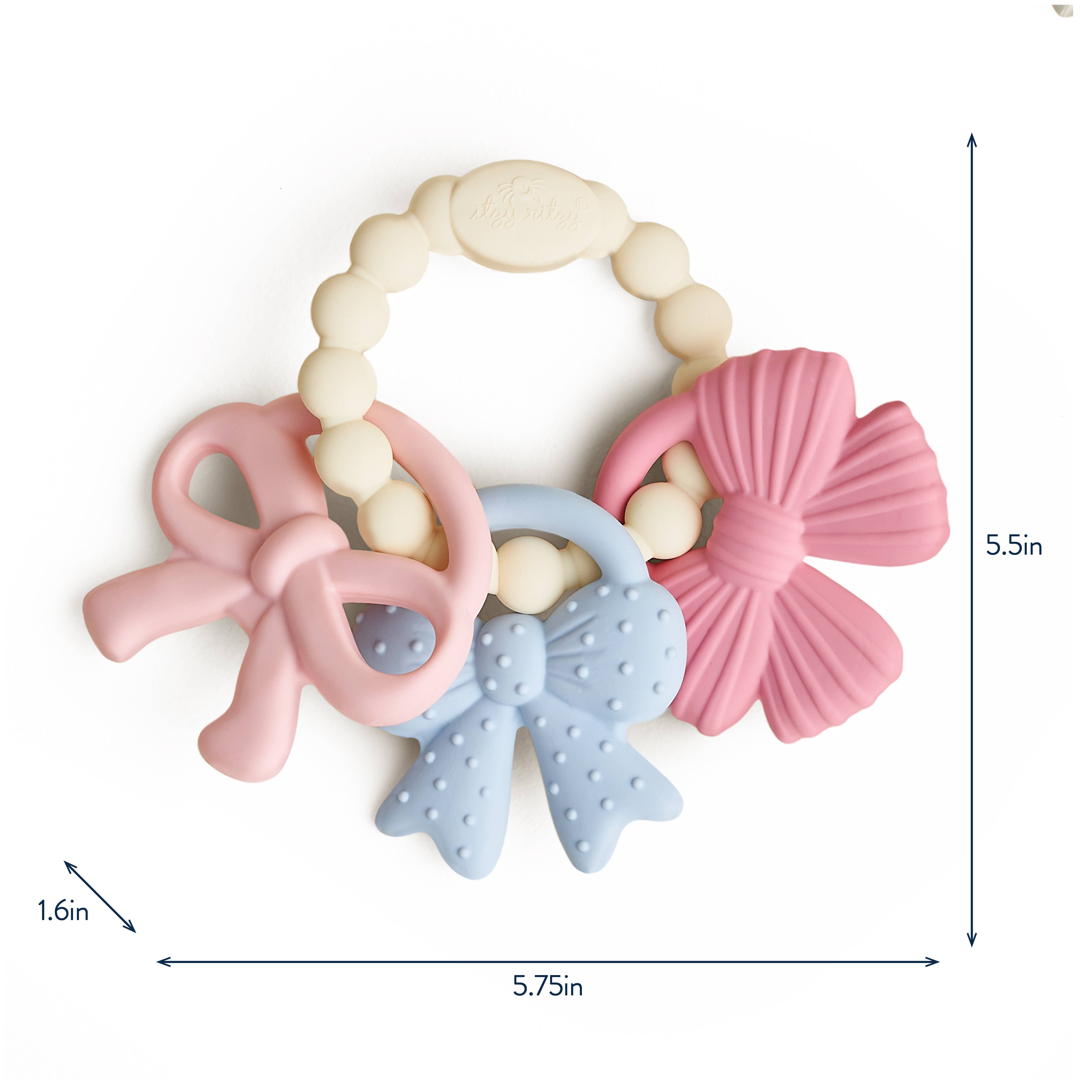 Itzy Trio™ Bow Teething Charms