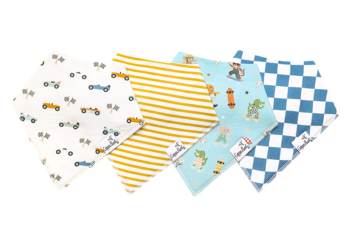 Speedster Bandana Bib Set (4-Pack)