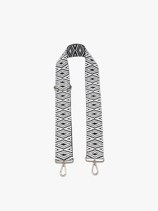 Bohemian Guitar Strap Black