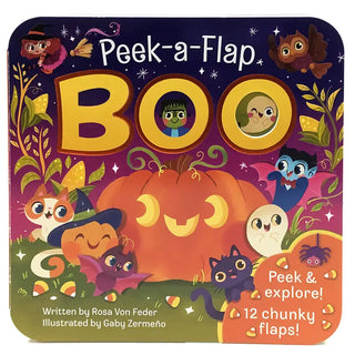 Peek-a-Flap Boo Halloween Board Book