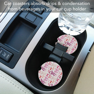 Mixed Bows Car Coaster