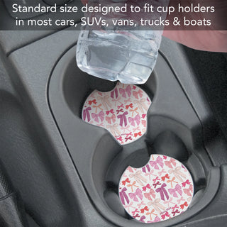 Mixed Bows Car Coaster