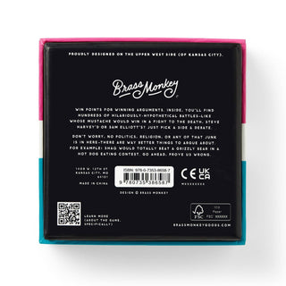 Back of a product packaging with 'Brass Monkey' branding and text.