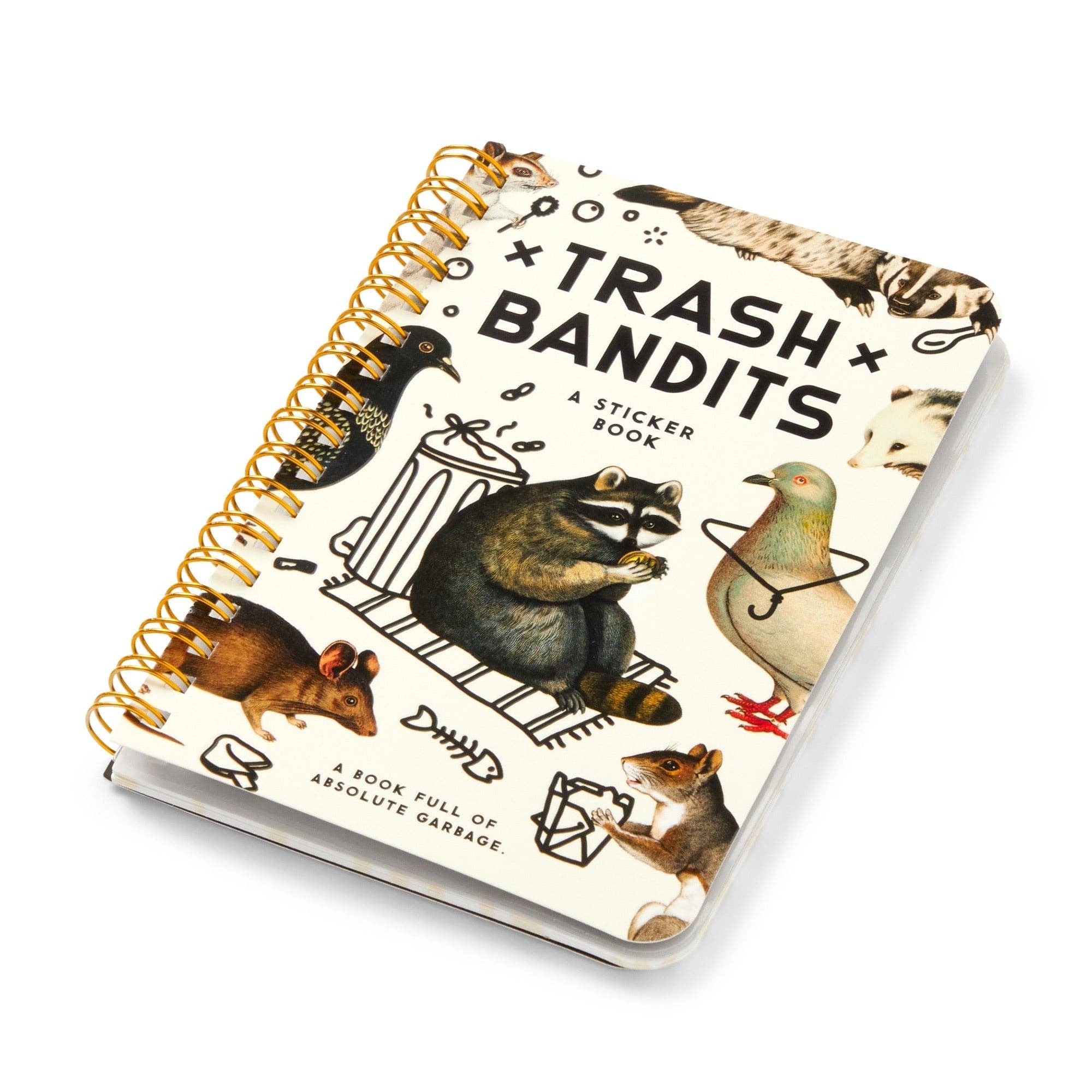 Trash Bandits Sticker Book by Brass Monkey