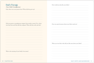 Dad's Story Memory Journal