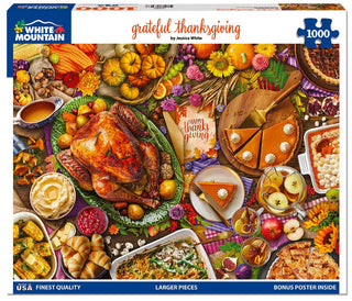 Grateful Thanksgiving 1000-Piece Jigsaw Puzzle