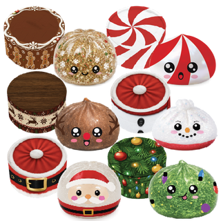 Fun Doh Christmas Dumpling Squishy Sensory Toy