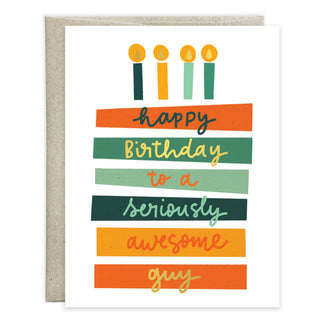 Birthday Greeting Card Awesome Guy