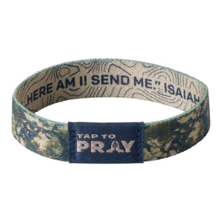 Tap To Pray® Valor Camo Bible Verse Wristband