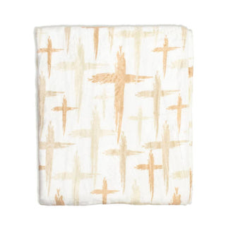 Have Faith Throw Blanket - Gold