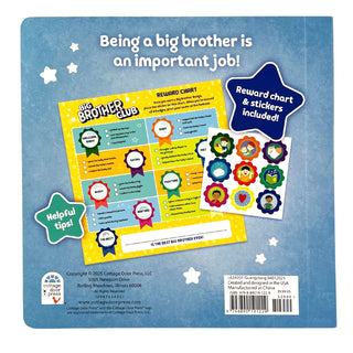 Big Brother Club Book with Reward Chart & Stickers