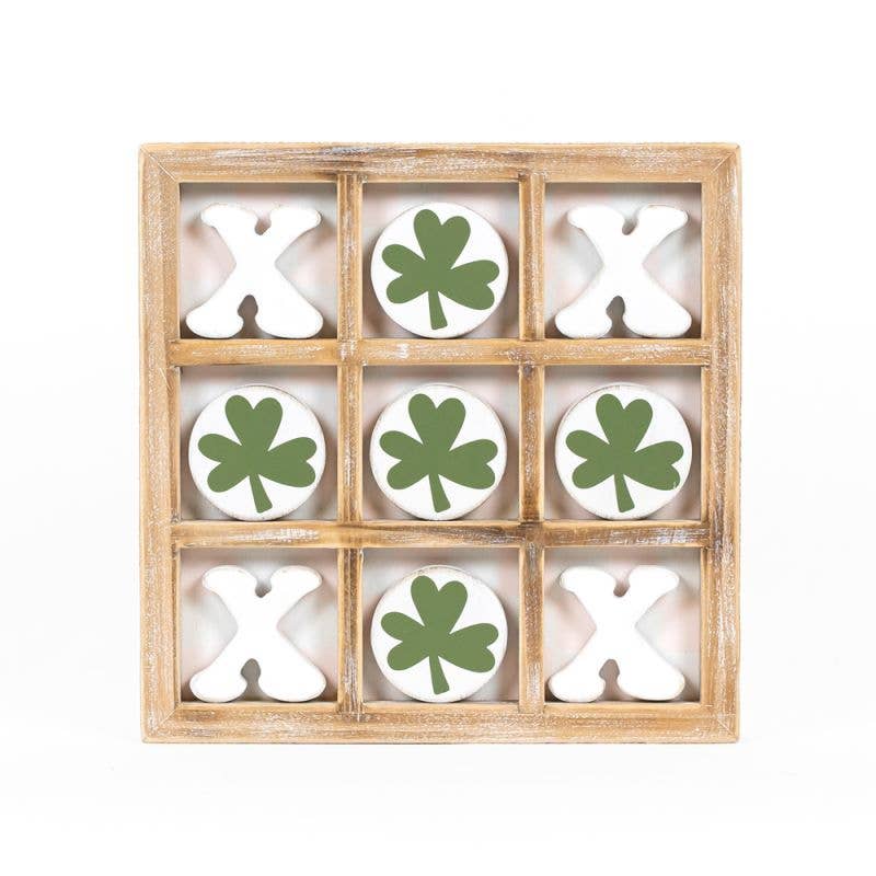 Heart/Clover Tic Tac Toe