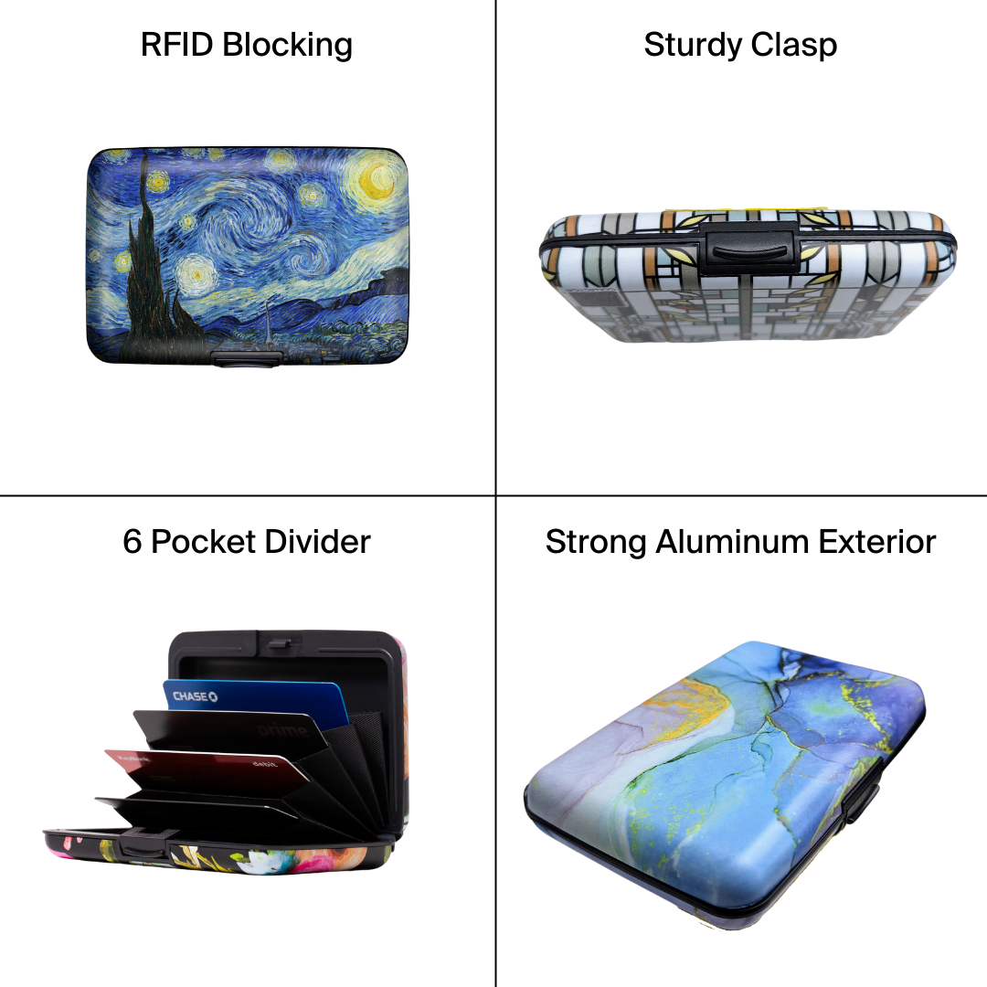 Van Gogh The Starry Night Armored Wallet