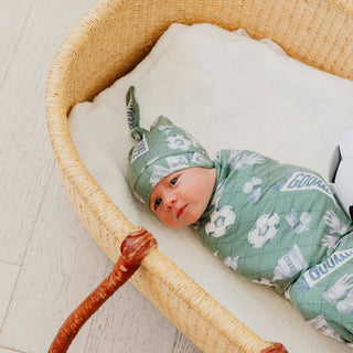Kick Off Soccer Knit Swaddle Blanket