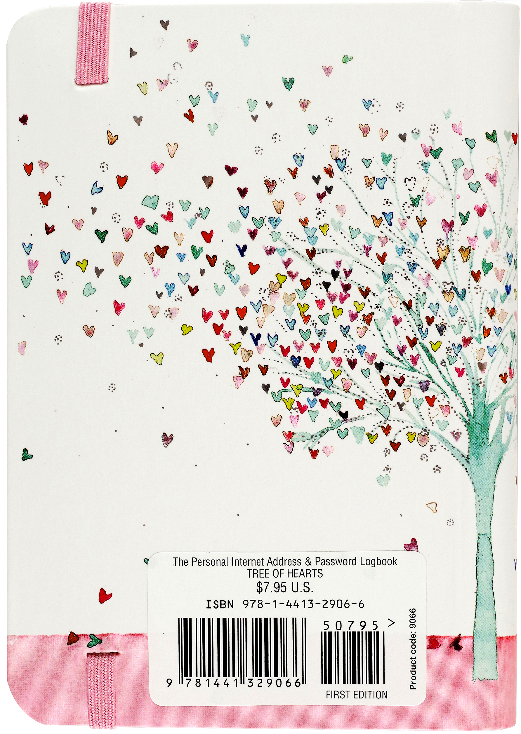 Tree of Hearts Internet Address & Password Logbook