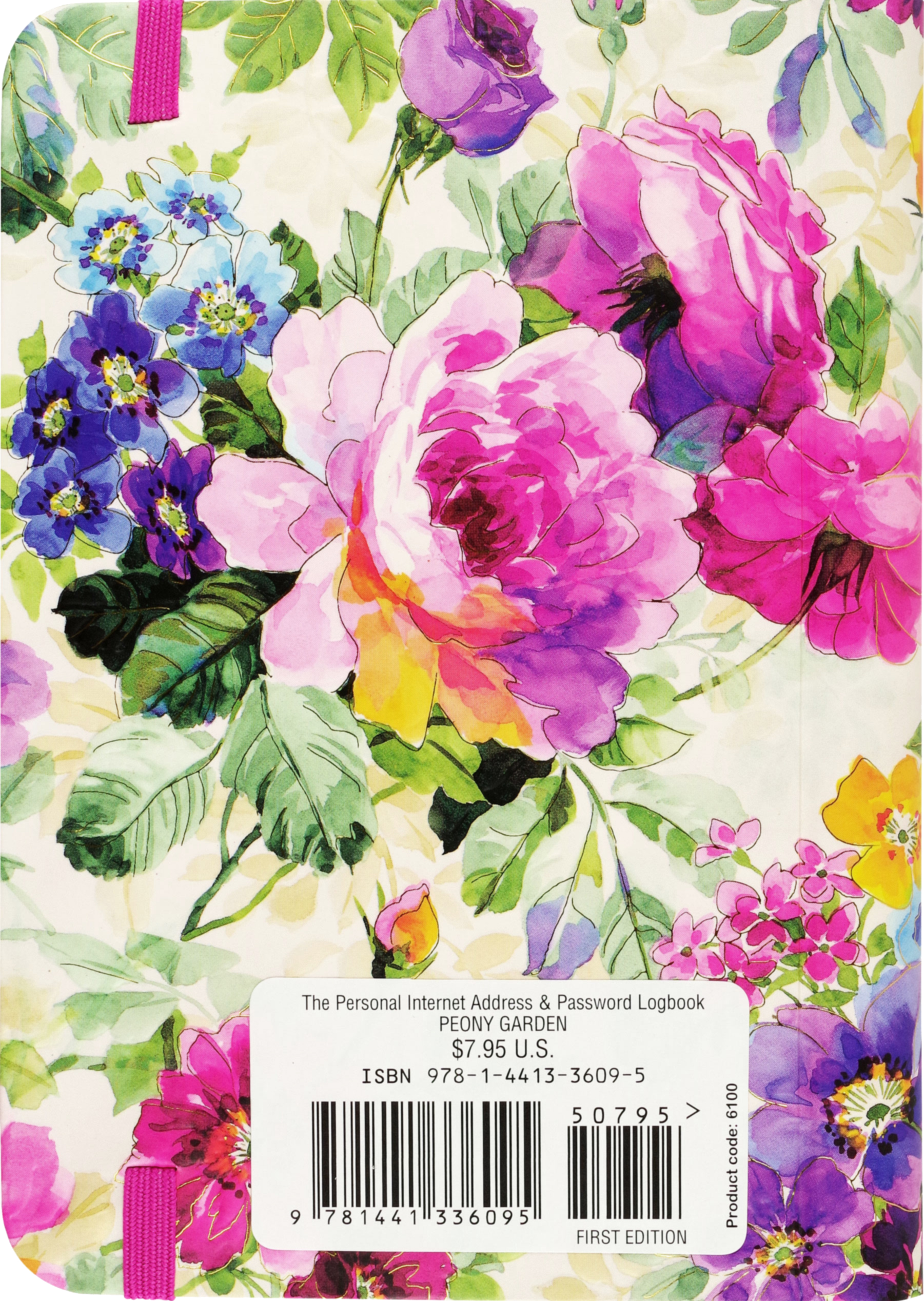 Peony Garden Internet Address & Password Logbook