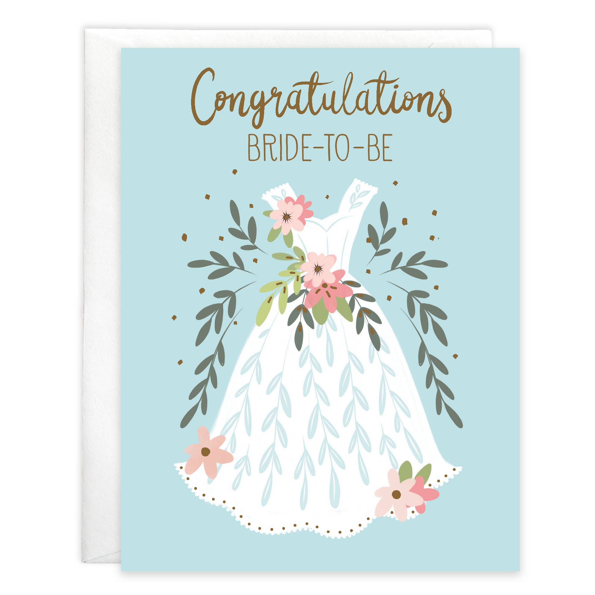 Wedding Greeting Card - Wedding Dress
