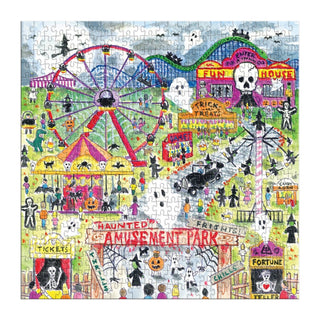 Michael Storrings Haunted Amusement Park 500-Piece Puzzle