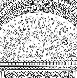 Inner F*cking Peace Adult Coloring Book