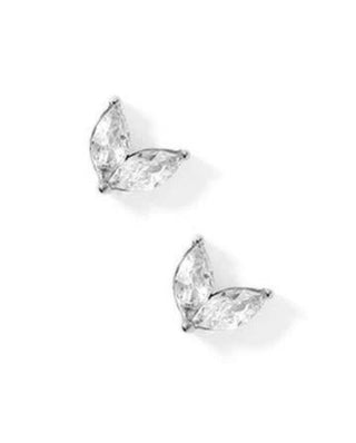 Nova Silver Screwback Stud Earrings