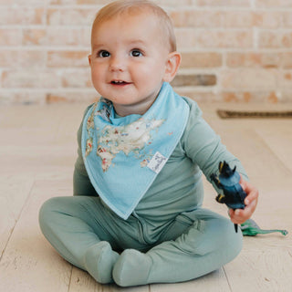 Dino Explorer Baby Bandana Bibs - 4 Pack