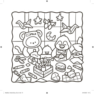 Cozy Crafty Coloring Book