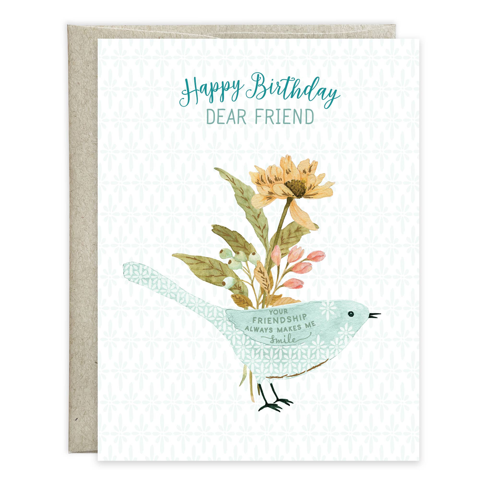 Birthday Greeting Card - Friend Birthday Bird
