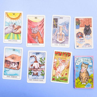 Cat Tarot card samples