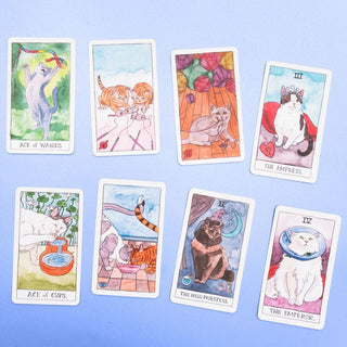 Cat Tarot Deck tarot card samples