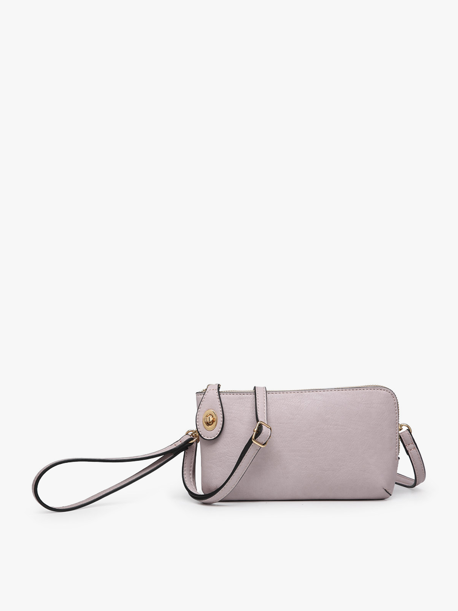 Kendall Crossbody Wristlet w/ Twist Lock Closure