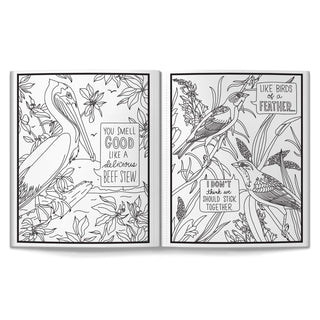 Salty Birds Coloring Book | Funny Adult Coloring Book