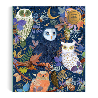 Owls at Dawn 1000 Piece Foil Puzzle
