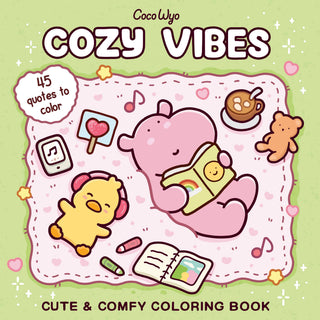 Coco Wyo Cozy Vibes Coloring Book for Adults and Kids