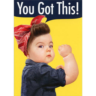 Greeting Card Baby Girl Bicep