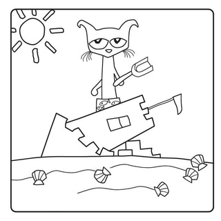 Pete the Cat: Cool & Cozy Coloring Book by James Dean