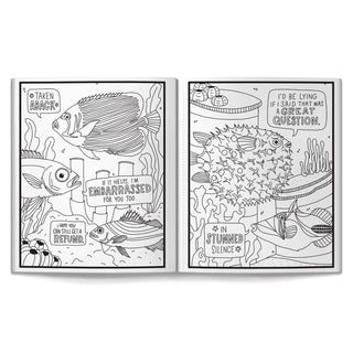 Judgy Fish Coloring Book | Funny Adult Coloring Book