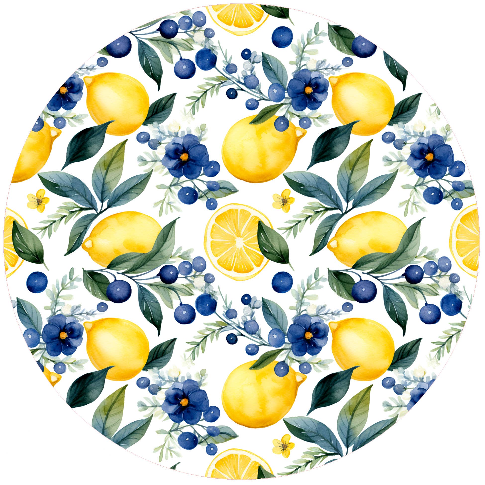 Lemons & Blueberries Jar Opener