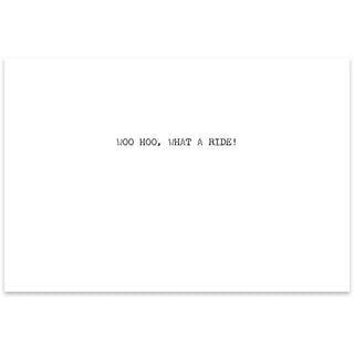 Woo Hoo Greeting Card - Just for Fun
