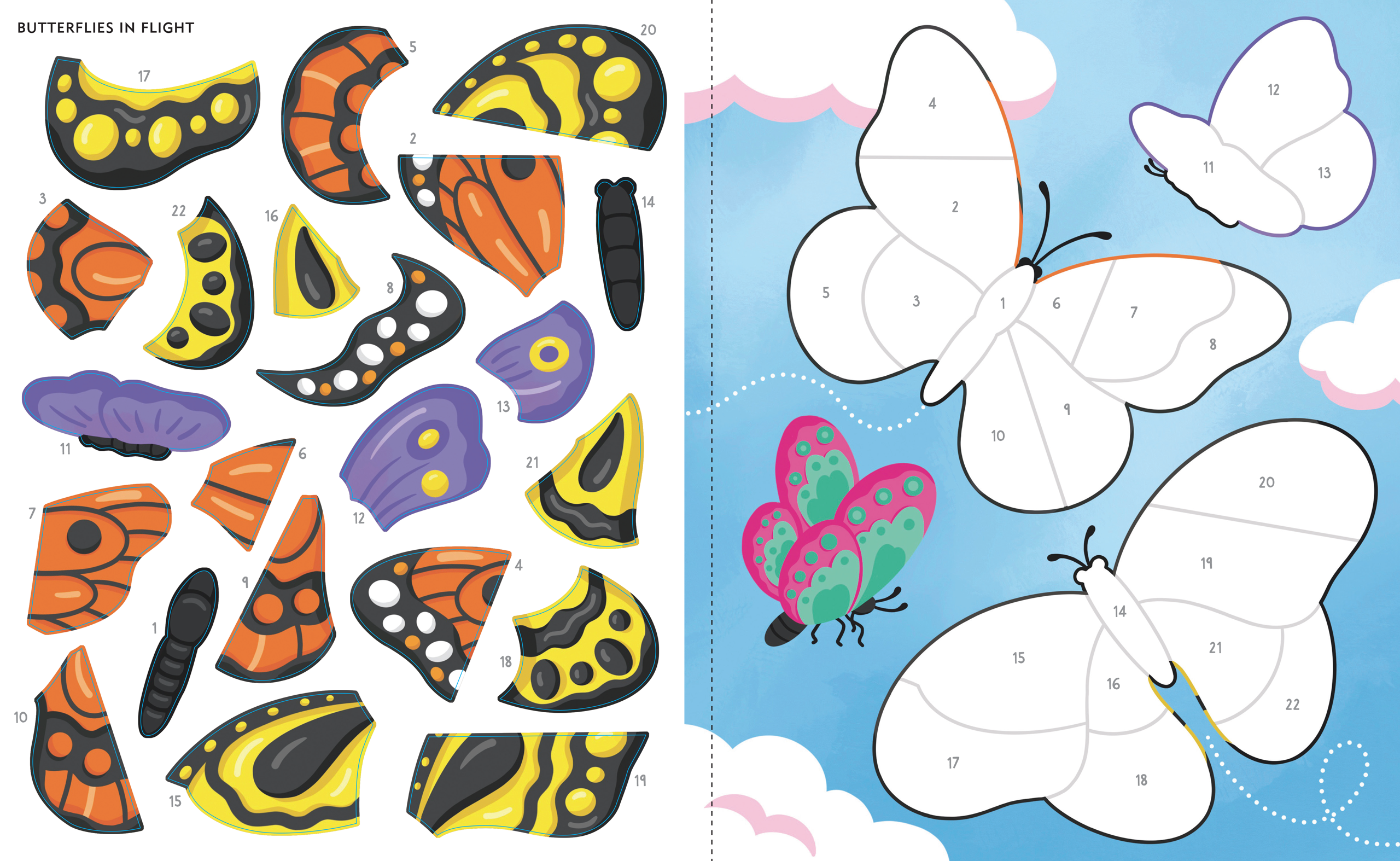 Large Print Color-by-Sticker Book: Calming Creations