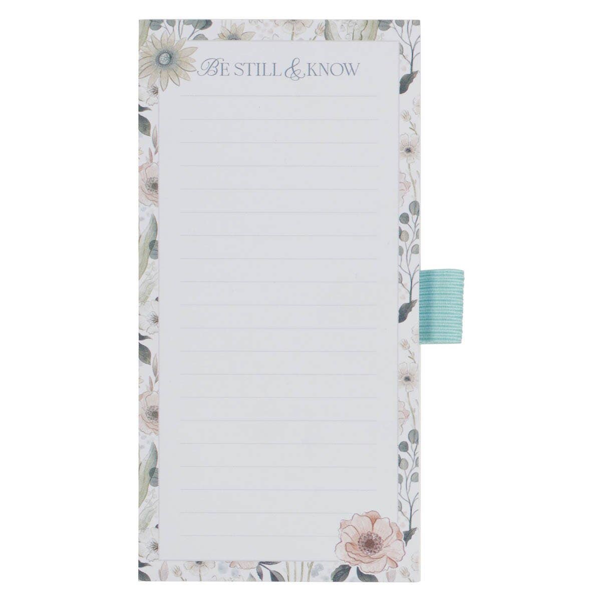 Magnetic Notepad & Pen Set - Be Still Ps. 46:10