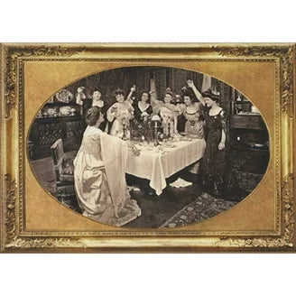 Vintage Women Toasting Birthday Card
