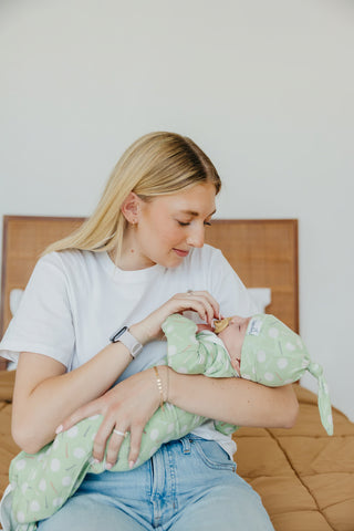 Bogey Newborn Knotted Gown