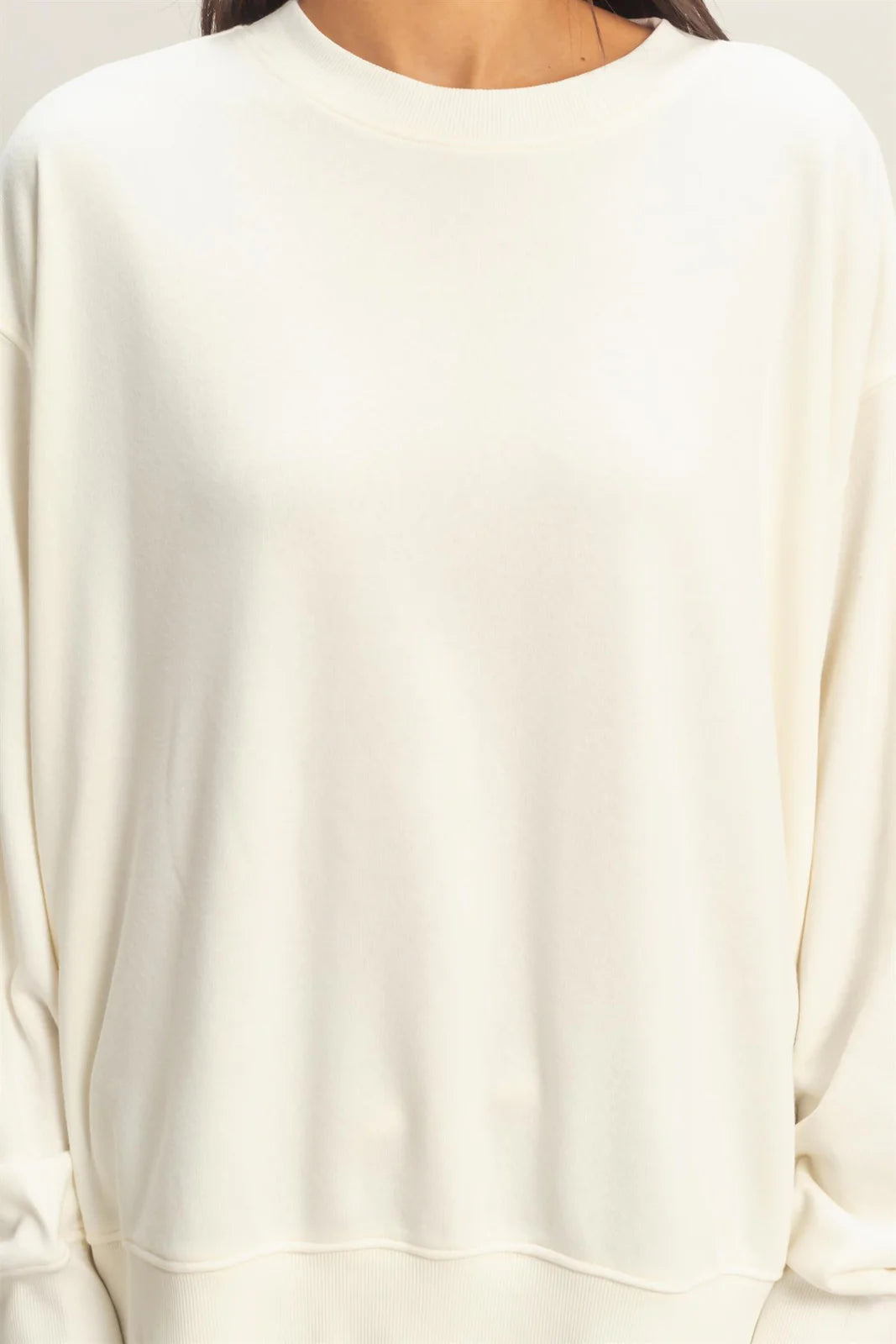 Mineral Washed Crew Neck Sweatshirt