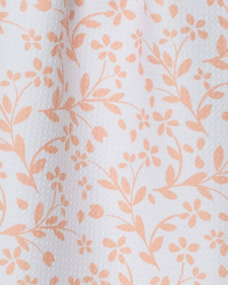 Geometry Quiet Floral Bar Towel – Peach Blossom Kitchen Towel