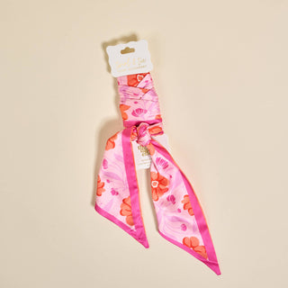 Twirl & Tie Scarf Accessory–Poppin' Petals Hot Pink