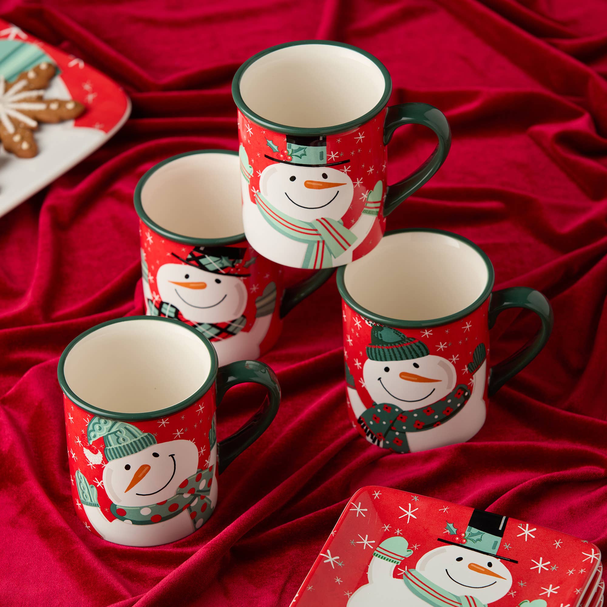 Christmas Whimsy Snowman Mug 18 oz