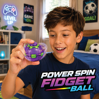 Power Spin Squeeze Fidget Ball Toy