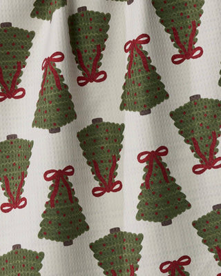 Geometry Ribbon Pines LUXE Double-Sided Kitchen Towel