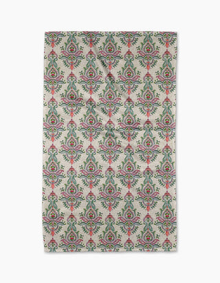 Geometry Memento Tea Towel – Paisley Damask Kitchen Towel