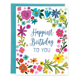 Birthday Greeting Card - So Lovely Flowers